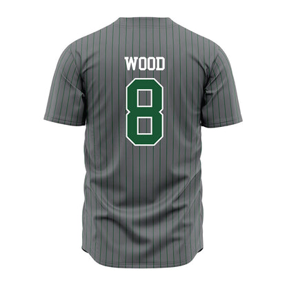GMU - NCAA Baseball : Derek Wood - Grey Jersey-1