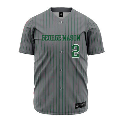 GMU - NCAA Baseball : Jordan Smith - Grey Jersey-0