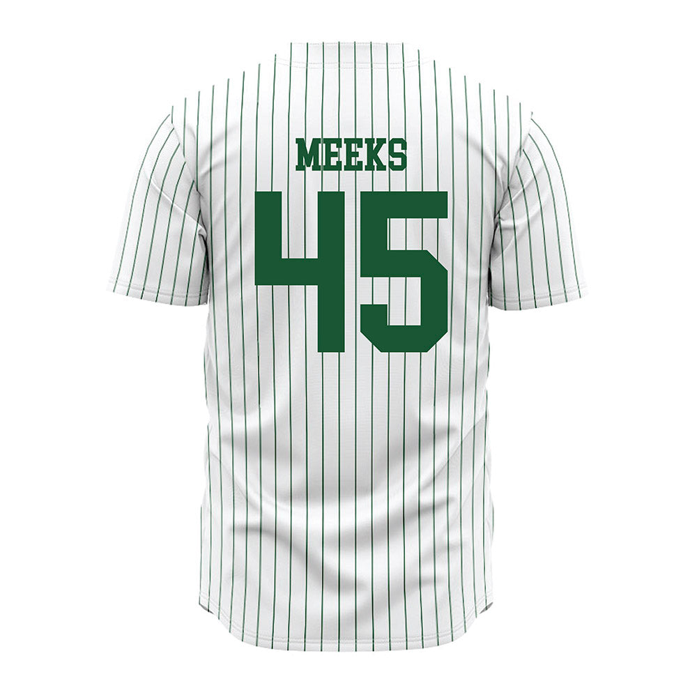 GMU - NCAA Baseball : Gardner Meeks - White Jersey-1