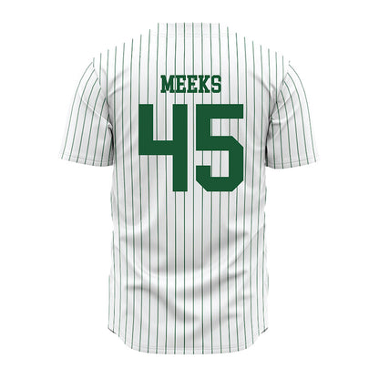GMU - NCAA Baseball : Gardner Meeks - White Jersey-1
