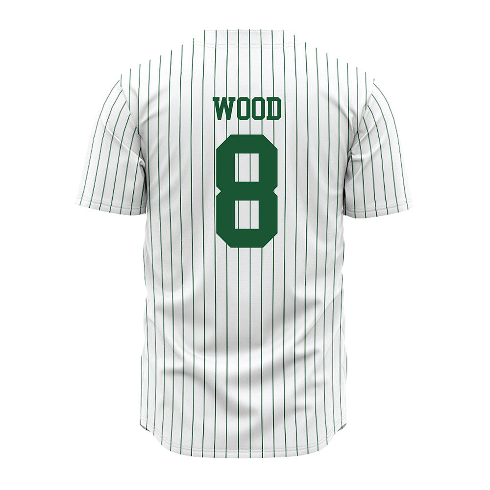GMU - NCAA Baseball : Derek Wood - White Jersey-1