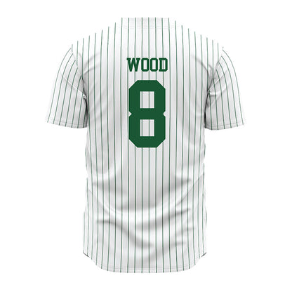 GMU - NCAA Baseball : Derek Wood - White Jersey-1