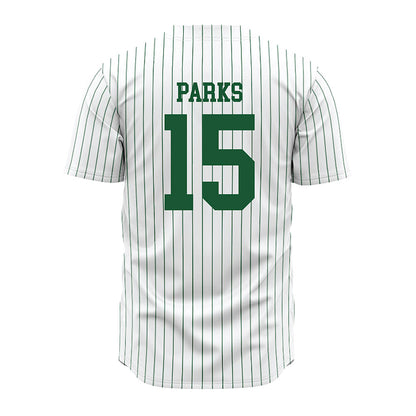 GMU - NCAA Baseball : Brandon Parks - White Jersey-1