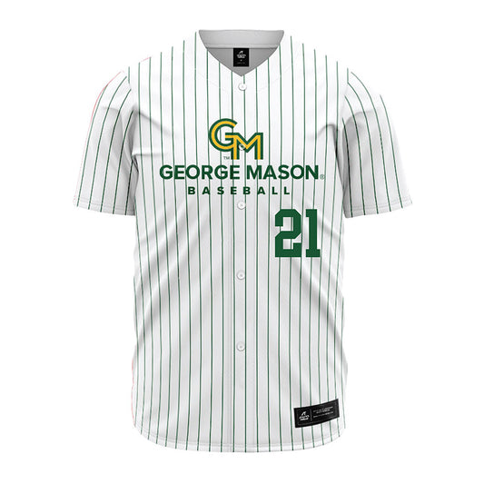 GMU - NCAA Baseball : Shaun Comparto - White Jersey-0