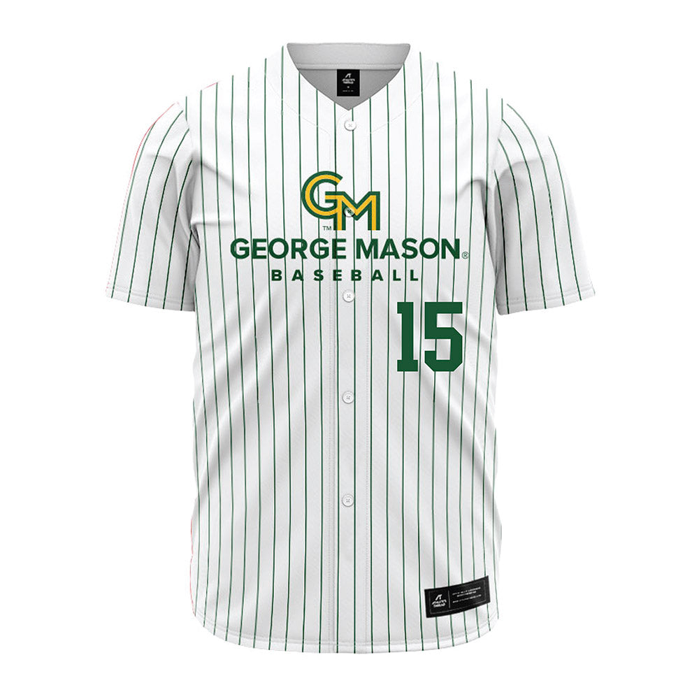 GMU - NCAA Baseball : Brandon Parks - White Jersey-0