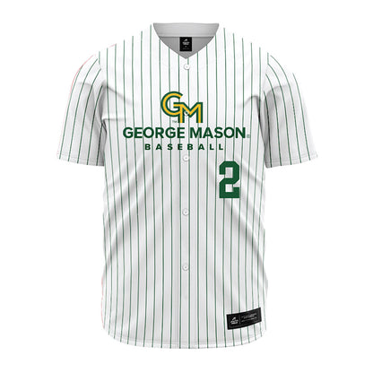 GMU - NCAA Baseball : Jordan Smith - White Jersey-0