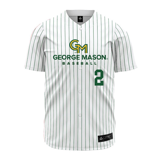 GMU - NCAA Baseball : Jordan Smith - White Jersey-0