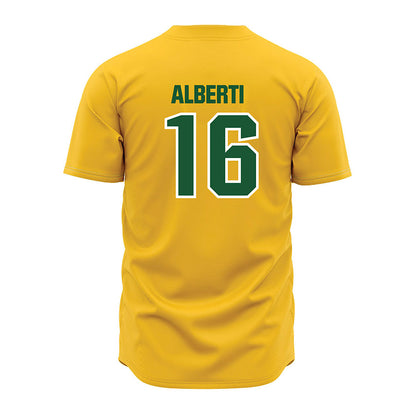 GMU - NCAA Baseball : Lucas Alberti - Yellow Jersey-1