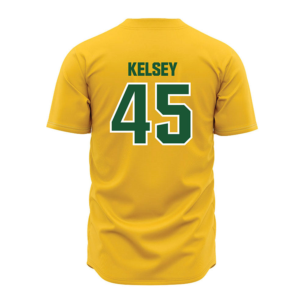 GMU - NCAA Baseball : Carter Kelsey - Yellow Jersey-1