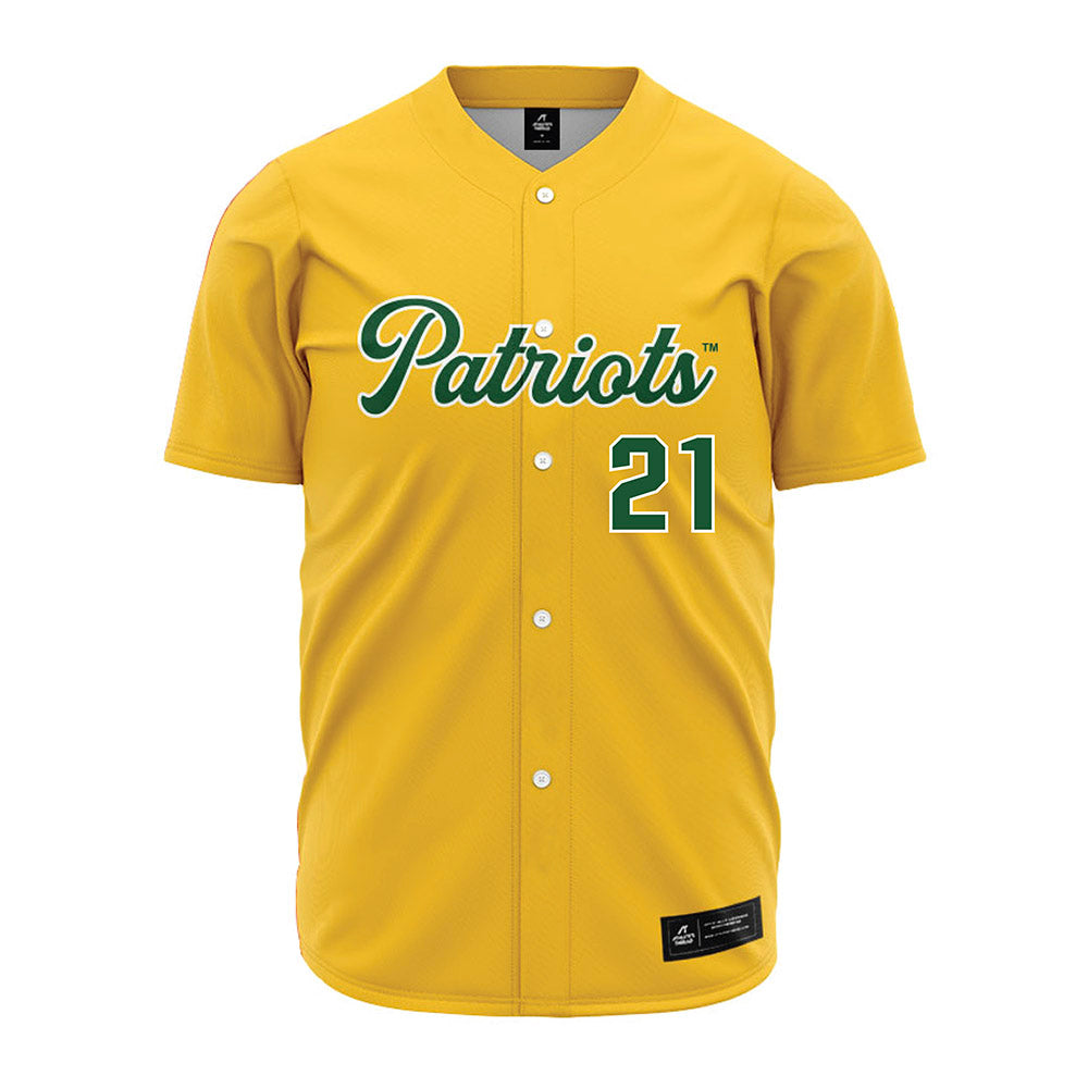 GMU - NCAA Baseball : Shaun Comparto - Yellow Jersey-0