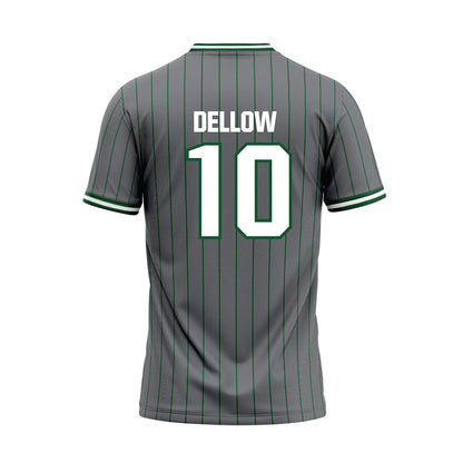 GMU - NCAA Softball : Haleigh Dellow - Grey Baseball Jersey-1