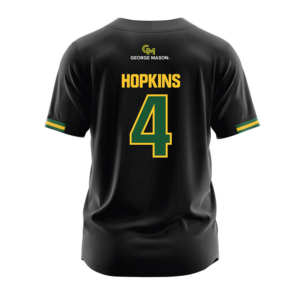 GMU - NCAA Softball : Alyssa Hopkins - Black Jersey-1