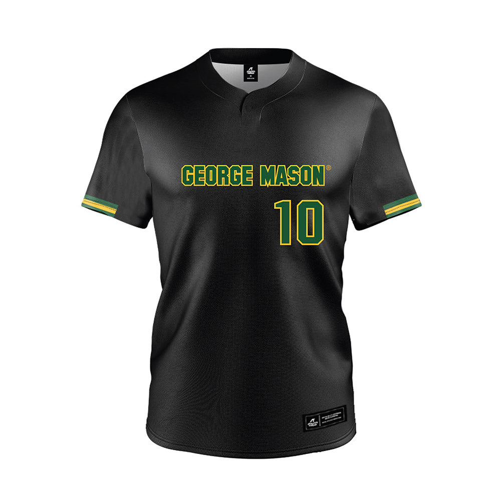 GMU - NCAA Softball : Haleigh Dellow - Black Jersey-0