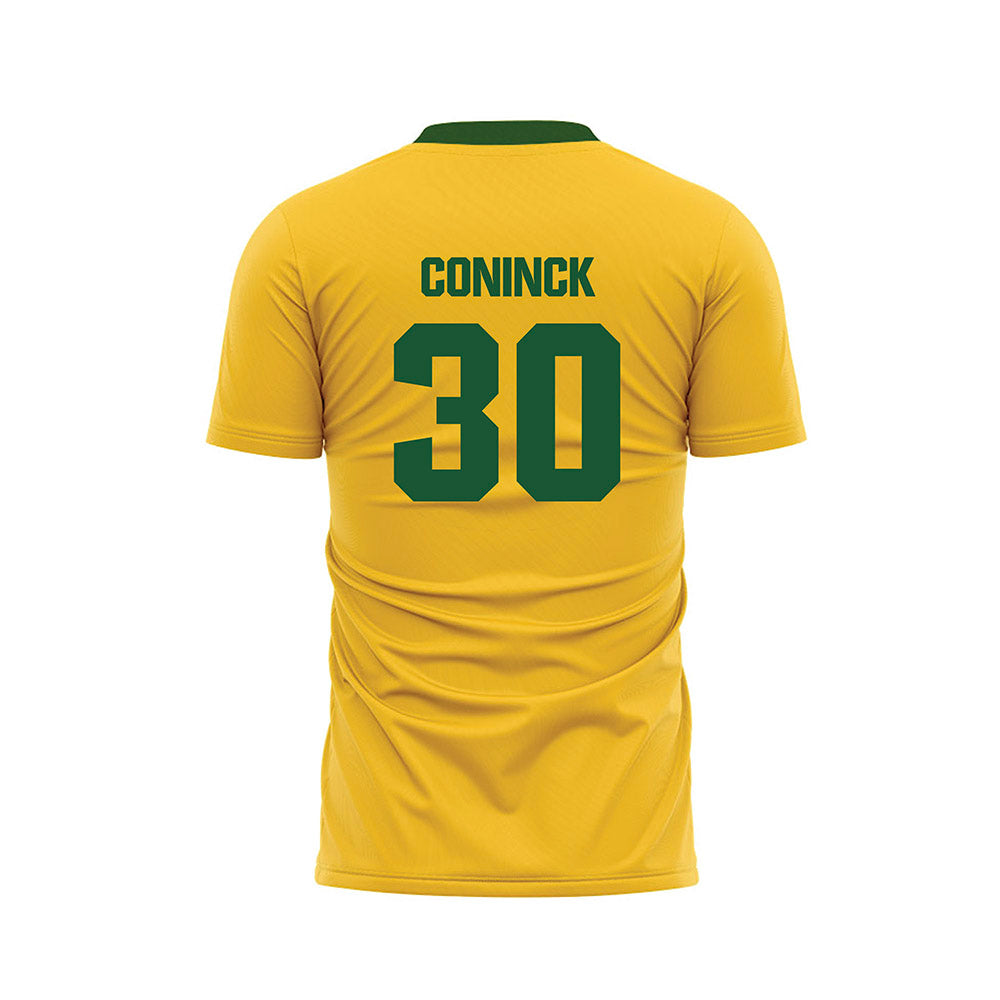 GMU - NCAA Women's Soccer : Victoria Coninck - Yellow Soccer Jersey-1
