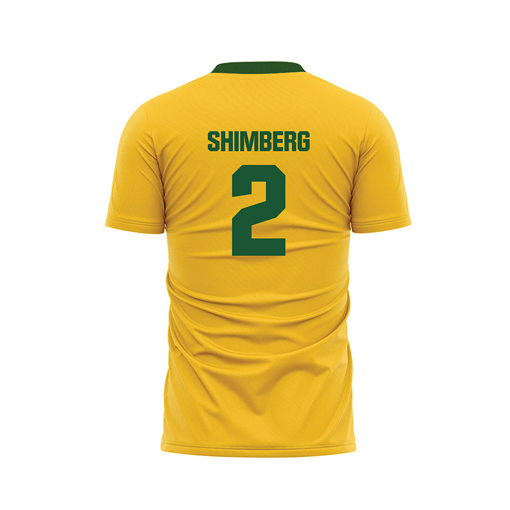 GMU - NCAA Women's Soccer : Ashley Shimberg - Yellow Soccer Jersey-1