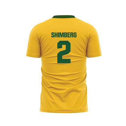 GMU - NCAA Women's Soccer : Ashley Shimberg - Yellow Soccer Jersey-1