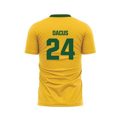 GMU - NCAA Women's Soccer : Sydney Dacus - Yellow Soccer Jersey-1