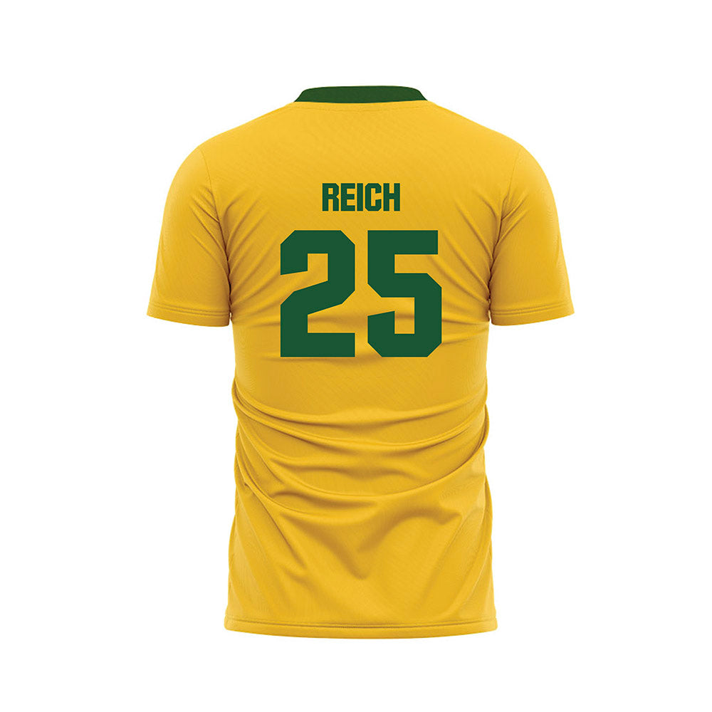 GMU - NCAA Women's Soccer : Taryn Reich - Yellow Soccer Jersey-1