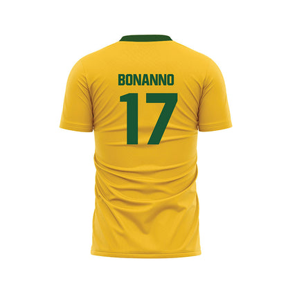 GMU - NCAA Women's Soccer : Adriana Bonanno - Yellow Soccer Jersey-1