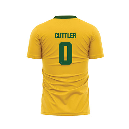 GMU - NCAA Women's Soccer : Sarah Cuttler - Yellow Soccer Jersey-1