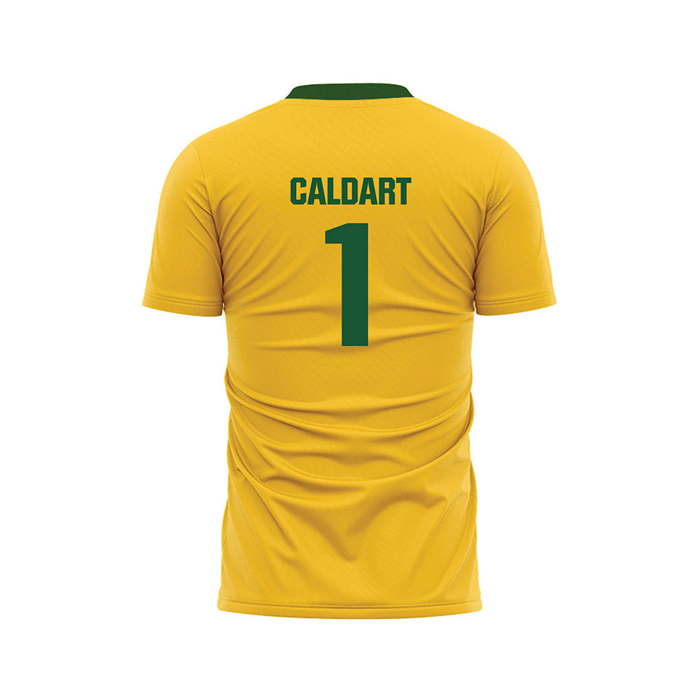 GMU - NCAA Women's Soccer : Selamawit Caldart - Yellow Soccer Jersey-1