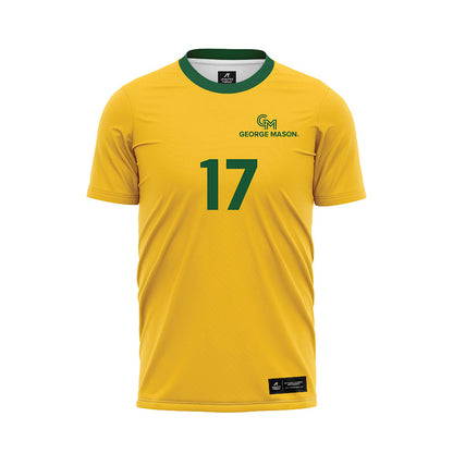 GMU - NCAA Women's Soccer : Adriana Bonanno - Yellow Soccer Jersey-0