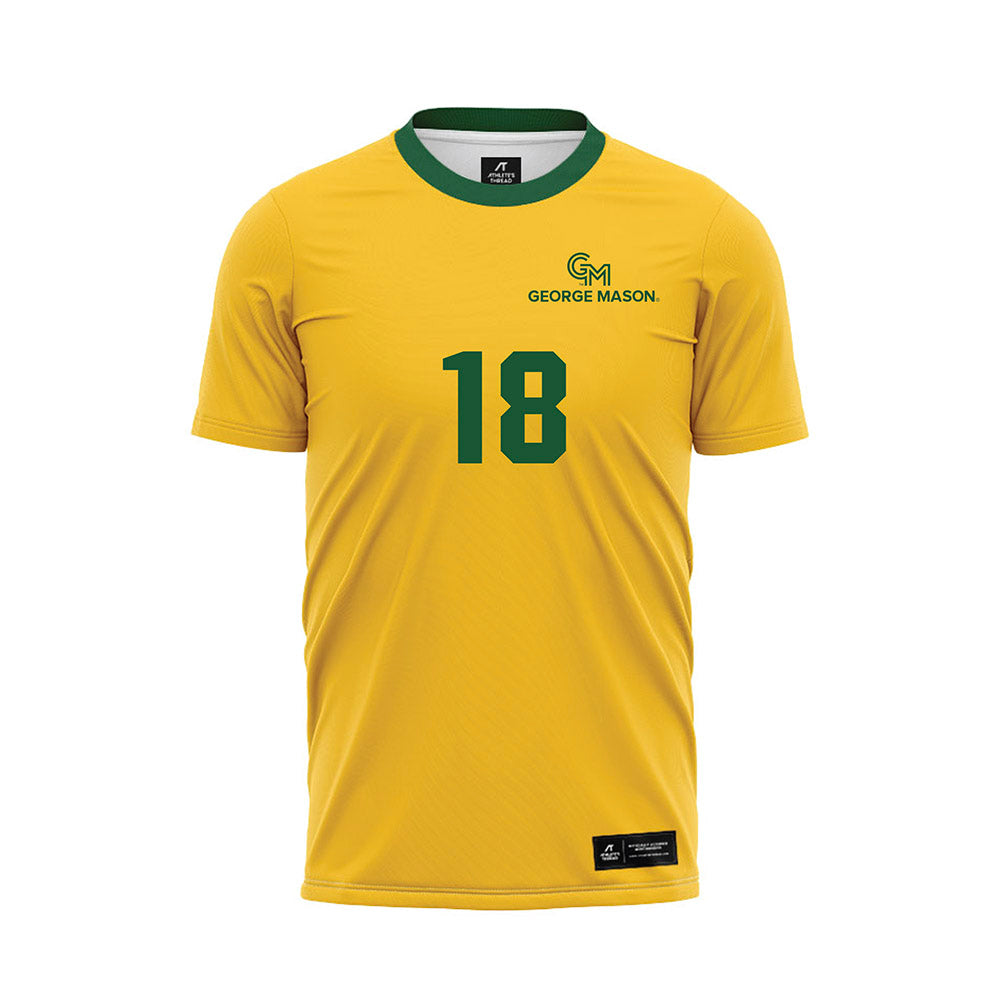 GMU - NCAA Women's Soccer : Sophie Davidson - Yellow Soccer Jersey-0