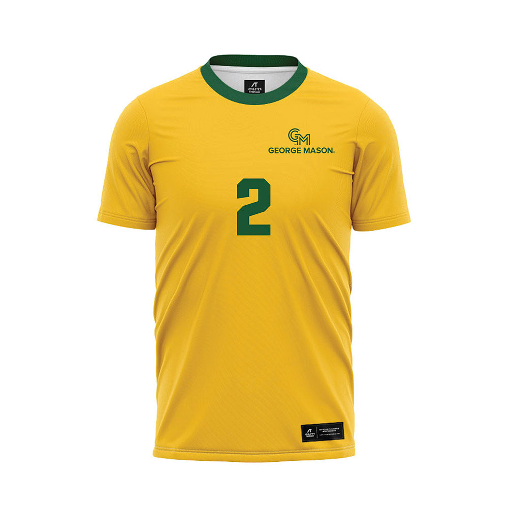 GMU - NCAA Women's Soccer : Julia Buono - Yellow Soccer Jersey-0