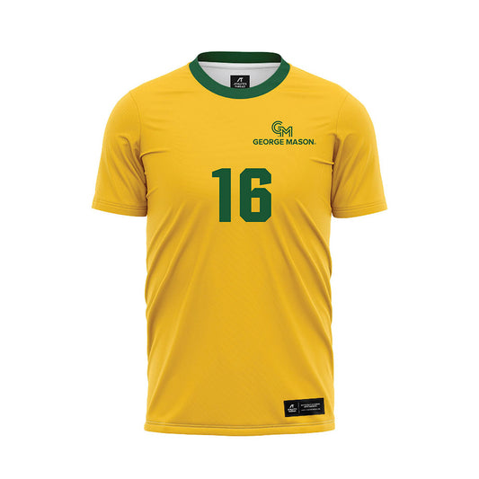 GMU - NCAA Women's Soccer : Milan Pierre-Jerome - Yellow Soccer Jersey-0