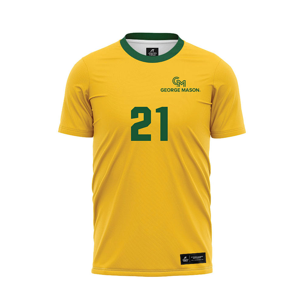 GMU - NCAA Women's Soccer : Josie Stockett - Yellow Soccer Jersey-0