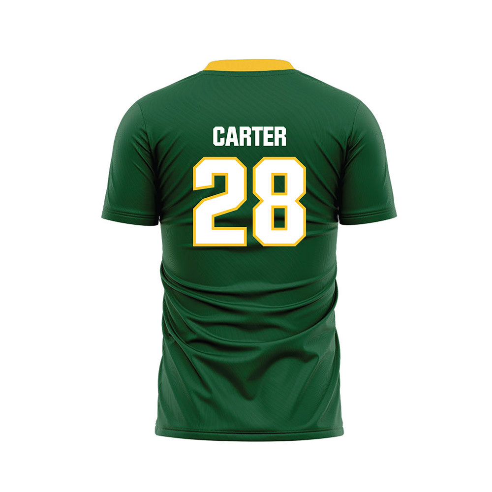 GMU - NCAA Women's Soccer : Kiara Carter - Green Soccer Jersey-1
