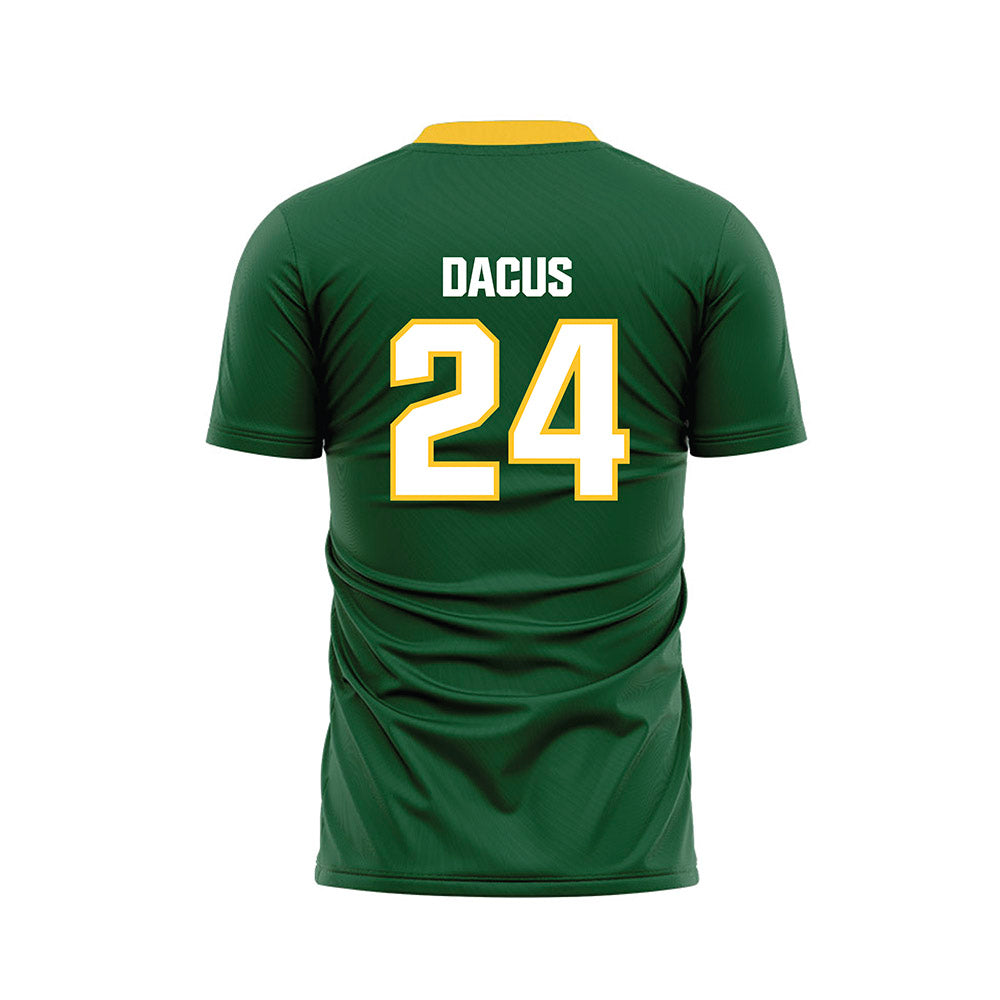 GMU - NCAA Women's Soccer : Sydney Dacus - Green Soccer Jersey-1