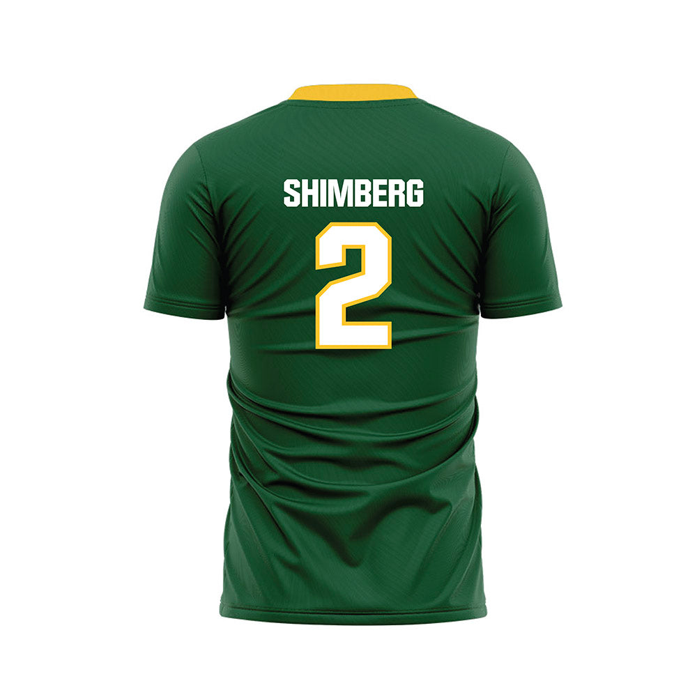 GMU - NCAA Women's Soccer : Ashley Shimberg - Green Soccer Jersey-1