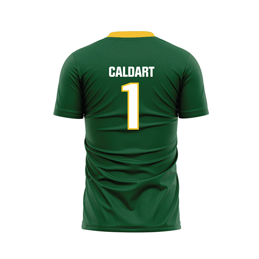 GMU - NCAA Women's Soccer : Selamawit Caldart - Green Soccer Jersey-1