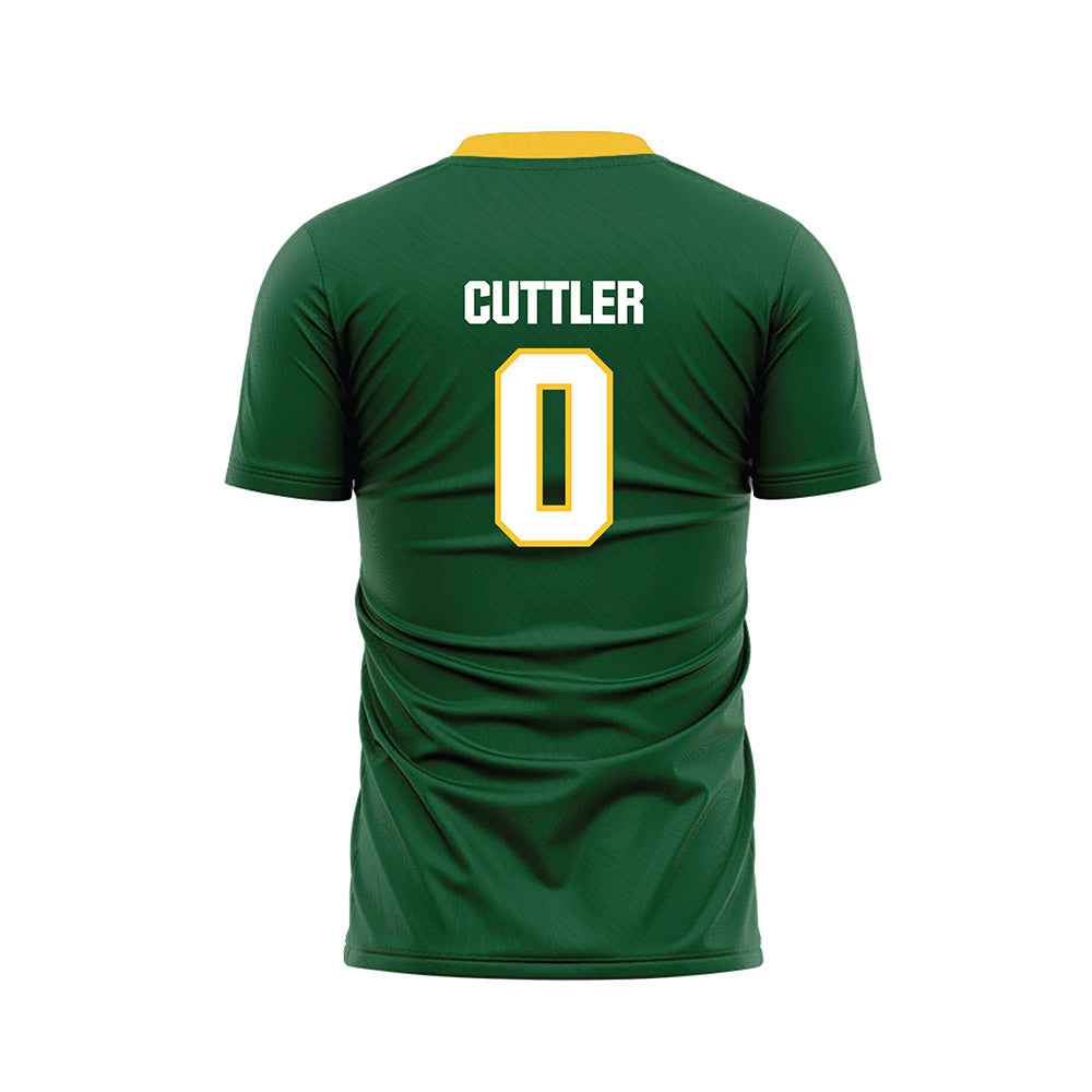 GMU - NCAA Women's Soccer : Sarah Cuttler - Green Soccer Jersey-1