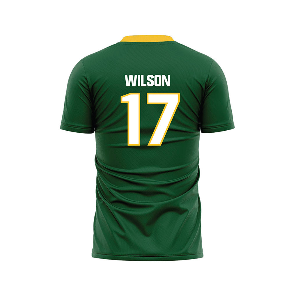 GMU - NCAA Women's Soccer : Nina Wilson - Green Soccer Jersey-1