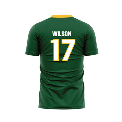 GMU - NCAA Women's Soccer : Nina Wilson - Green Soccer Jersey-1