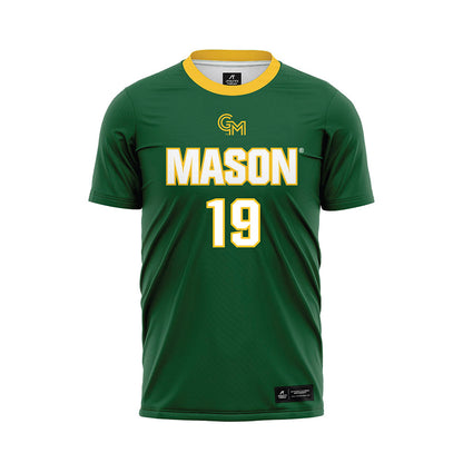 GMU - NCAA Women's Soccer : Dot Tieszen - Green Soccer Jersey-0