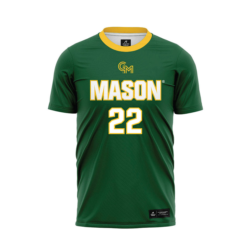 GMU - NCAA Women's Soccer : Abby Najdzinowicz - Green Soccer Jersey-0