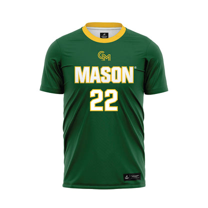 GMU - NCAA Women's Soccer : Abby Najdzinowicz - Green Soccer Jersey-0