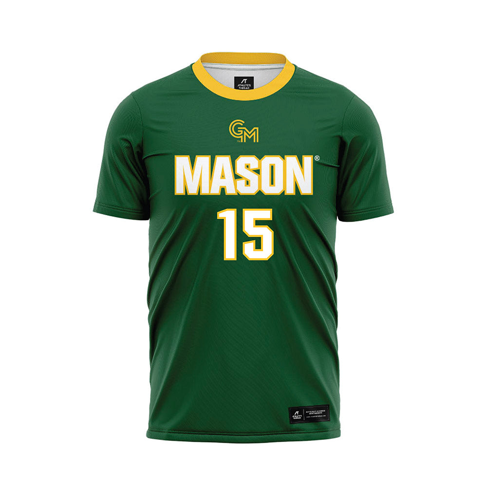 GMU - NCAA Women's Soccer : Tessa Niedzwiedzki - Green Soccer Jersey-0