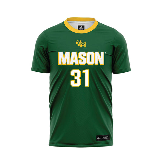 GMU - NCAA Women's Soccer : Rachel Eberly - Green Soccer Jersey-0