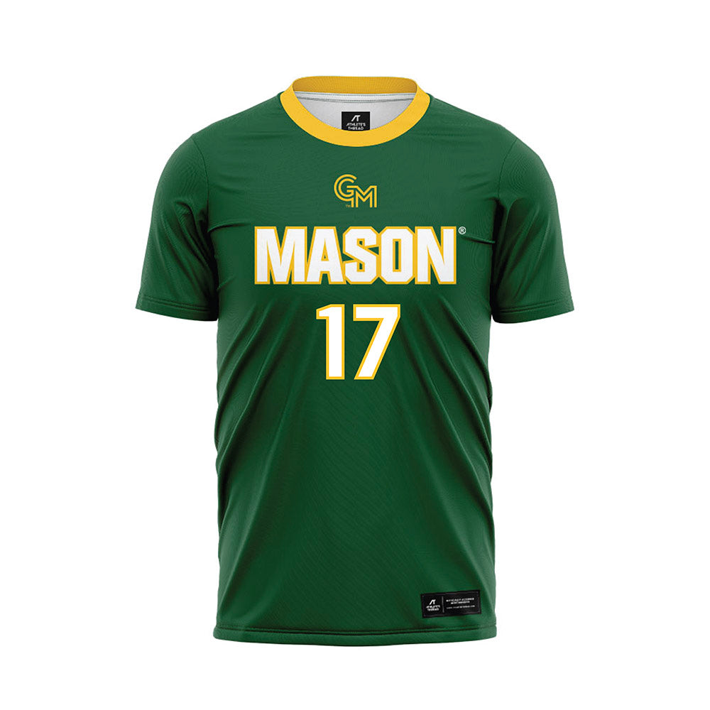 GMU - NCAA Women's Soccer : Nina Wilson - Green Soccer Jersey-0