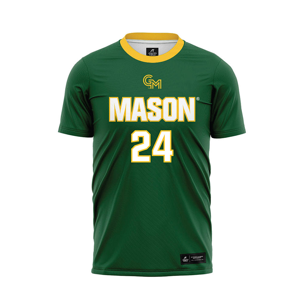 GMU - NCAA Women's Soccer : Sydney Dacus - Green Soccer Jersey-0