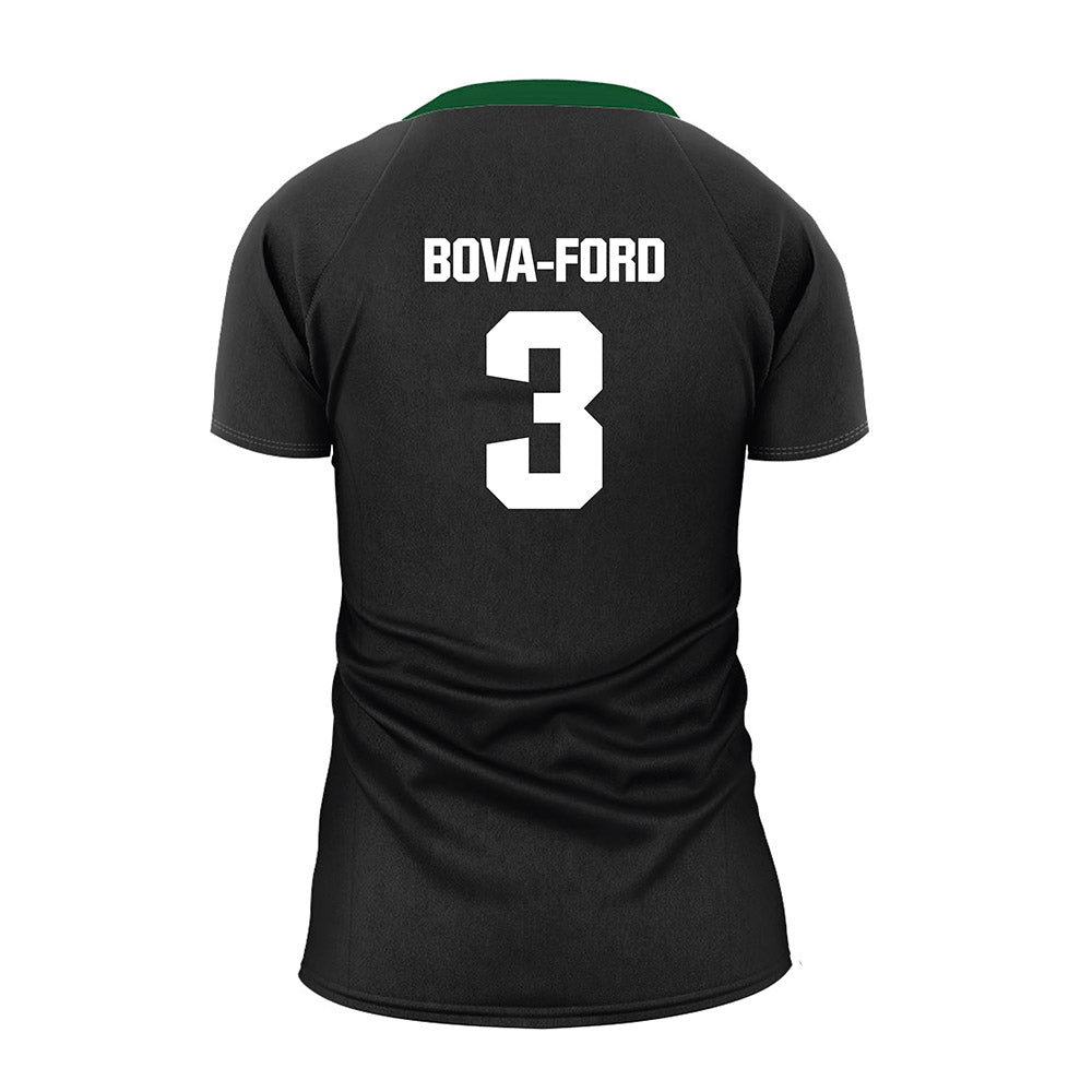 GMU - NCAA Women's Volleyball : Damiana Bova-Ford - Black Volleyball Jersey-1