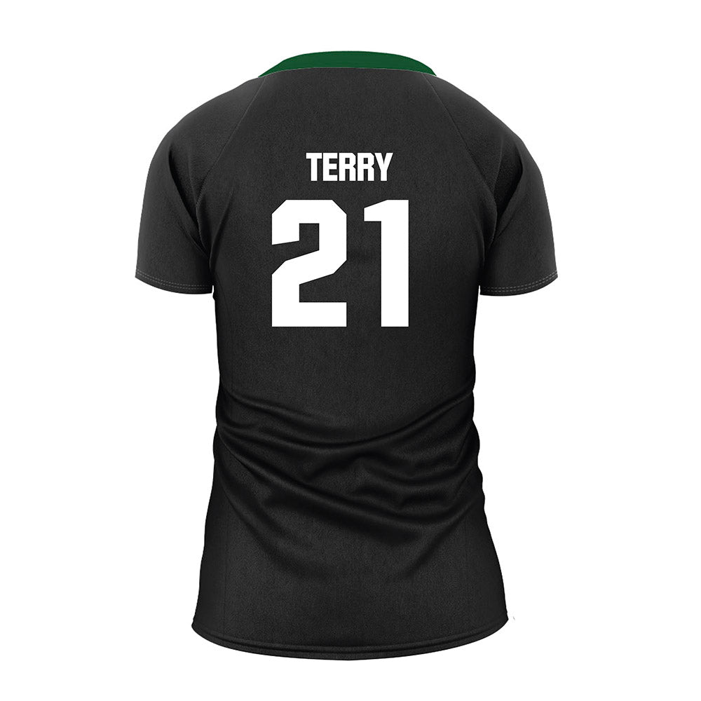 GMU - NCAA Women's Volleyball : Taylor Terry - Black Volleyball Jersey-1