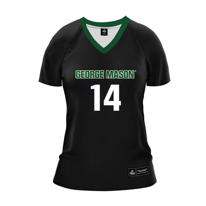 GMU - NCAA Women's Volleyball : Grace Kristofic - Black Volleyball Jersey-0