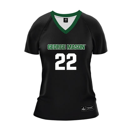 GMU - NCAA Women's Volleyball : Olyvia Kennedy - Black Volleyball Jersey-0
