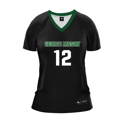 GMU - NCAA Women's Volleyball : Ava Cheney - Black Volleyball Jersey-0