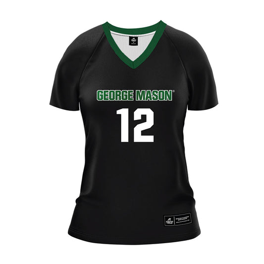 GMU - NCAA Women's Volleyball : Ava Cheney - Black Volleyball Jersey-0